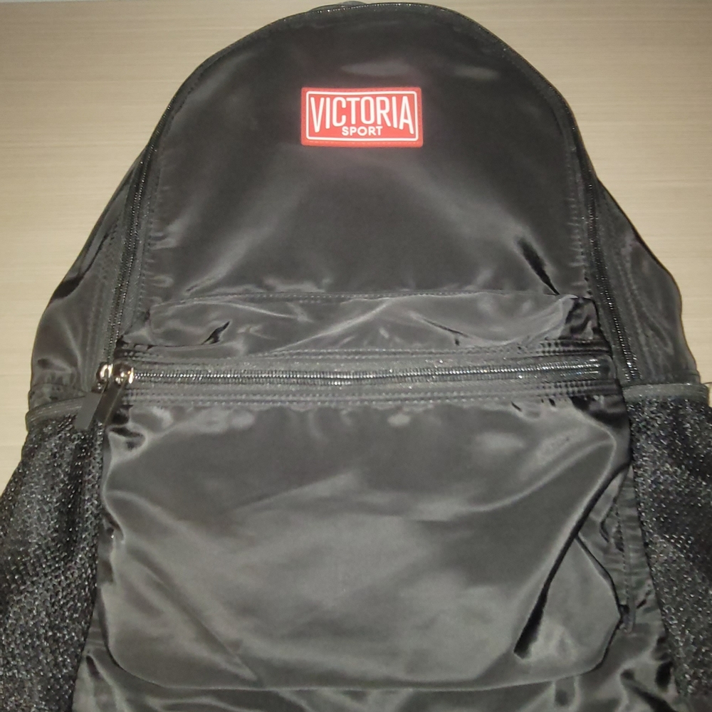 Woman Victoria Secret Black & Red Backpack